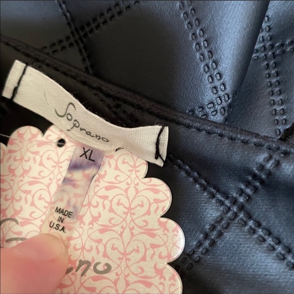 New Soprano Black A Line Mini Skirt Juniors XL - Picture 7 of 7